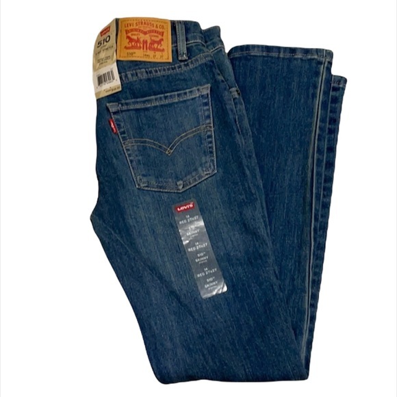 Levi’s Boy 510 Skinny Jeans Size 14 NEW - Picture 1 of 13
